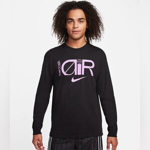 Nike Max90 Men's Long-Sleeve Basketball T-Shirt Black FN0819-010